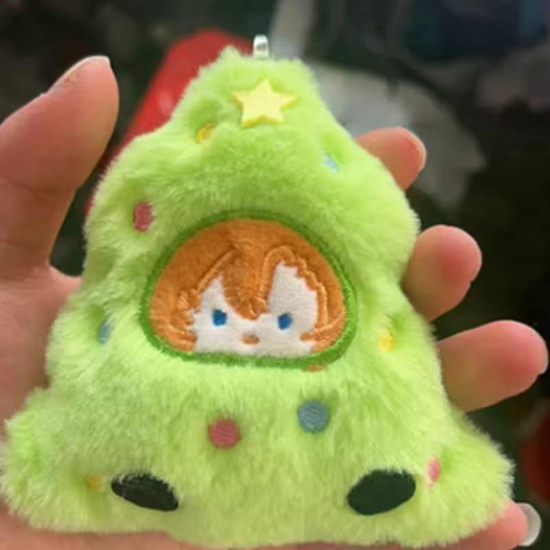 Bungo Stray Dogs Christmas Tree Plush Pendant - 10cm Cotton Doll, Super Cute Christmas Gift