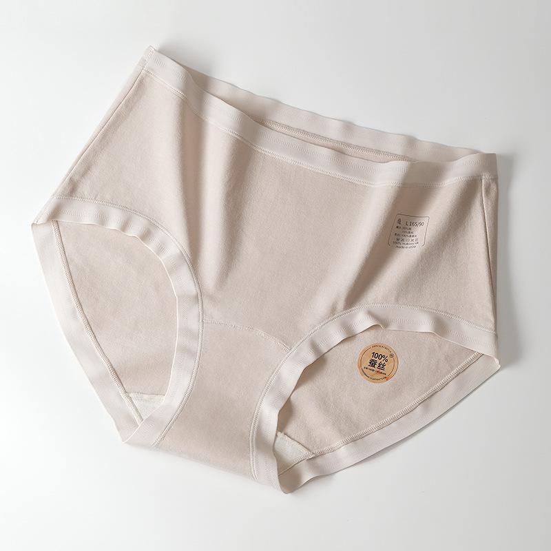 Female Spring and Summer Cotton 7A Antibacterial Extended High Waist Briefs