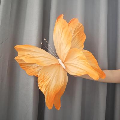 NEW 3D Simulated Flowers Large-scale Colorful Giant Paper Butterfly Window Display 30/50CM Photography Props Road
