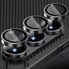 3D Individual Metal Ring Camera Tempered Glass Lens Protector For Samsung Galaxy Z Fold/Flip 8 7 6 5 Camera lens Protector Cover