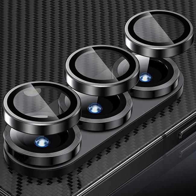 3D Individual Metal Ring Camera Tempered Glass Lens Protector For Samsung Galaxy Z Fold/Flip 8 7 6 5 Camera lens Protector Cover