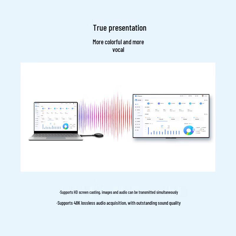 BOEGAM XS2 Wireless HDMI Screen Mirroring Adapter (CN version)