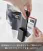 Yamazaki Face Mask Tongs with x D2 x Keeps Hands Product Number 1410 Holder, Black, Holder W3.5 H15cm, Tower, Hygienic, Clean,
