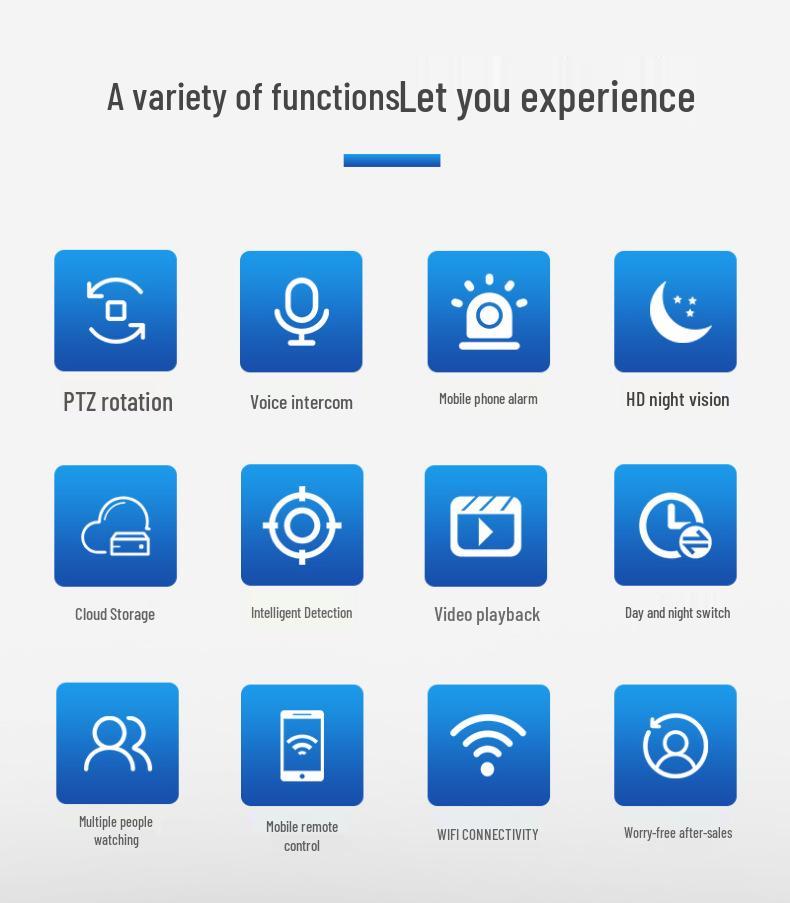 V380 Pro Smart HD Indoor WiFi Camera for Remote Monitoring.