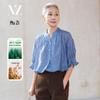 Women's Lyocell Blend Short Sleeve Blouse