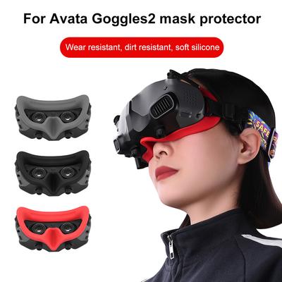 Silicone Flight Glasses Eye Pad Comfortable Goggles Face Mask Cover Eyeglasses Replacement Accessories for DJI Avata Goggles 2