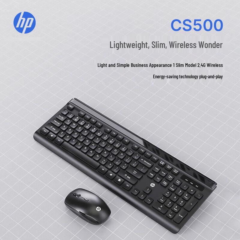 HP CS300 2.4G Silent Wireless Keyboard and Mouse Combo