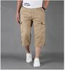 Men's Summer Cropped Trousers Overalls Loose Thin Multi Pocket Outdoor Sports Casual Shorts