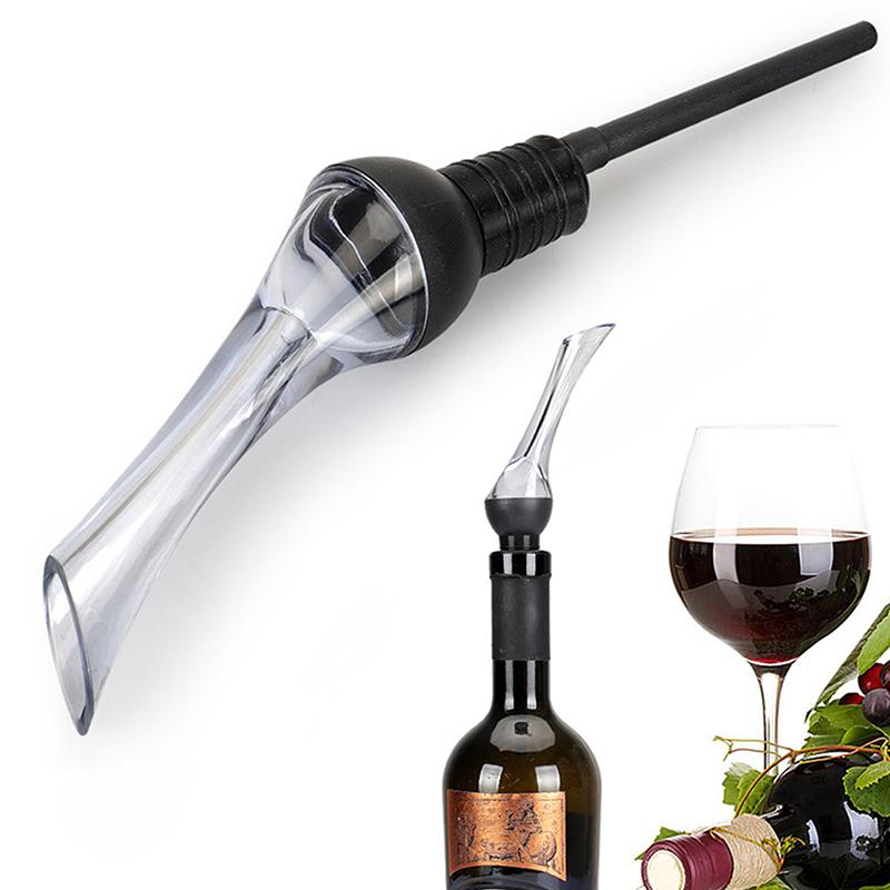 Wine Aerating Pourer Spout Decanter Magic Wine Decanter Wine Aerator Quick Aerating Pouring Tool Pump Portable Filter