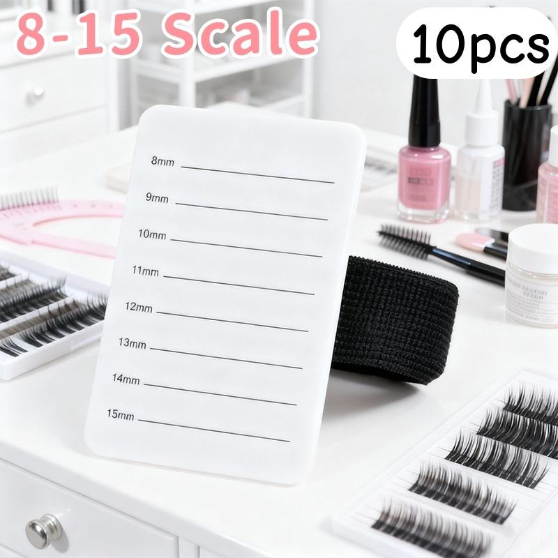 Grafted Eyelash Show Board Eyelash Extension Hand Plate Lash Holder Eyelash Extension Pallet With Adjustable Wrist Strap 1-10pcs