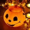 Handheld Halloween Pumpkin Lantern Trick or Treat Halloween Candy Can Pumpkin Bucket  Kindergarten