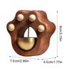 Cat Claw Doorbell Wooden Doorbell Magnetic Cat Paw Doorbell Wooden Shopkeeper Bell Decorative Hanging Wind Chime for Home Office