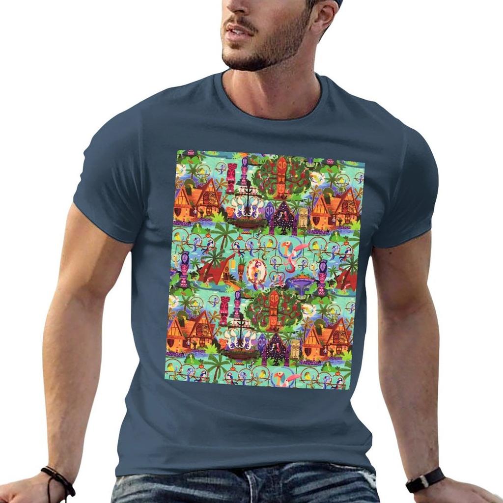 The Original Enchanted Tiki Room Collage Tshirt Personalized Tshirt Blacks Shirts Graphic Tee Unisex