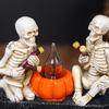 Flame Lamp Resin Craft Halloween Decoration Halloween Atmosphere Lamp Lighting Night Light