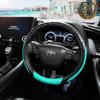 GALSON DAD Steering Wheel SS Monogram Leather Ocean and suitable for standard and light PU leather provides excellent and long life for long Cover,