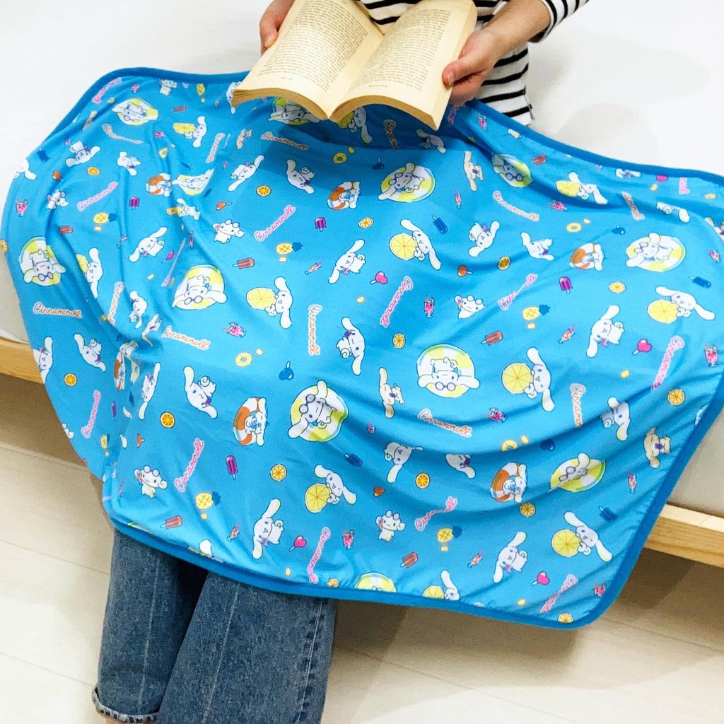 MORIPiLO Sanrio Summer Towel Blanket Cool Cute Cooling 70x100cm Blue SANRIO Cinnamoroll Character Makura No Morishita (Cinnamoroll Blanket)