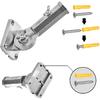 Stainless Steel Flag Pole Holder Heavy Duty Multi-Position Flag Pole Bracket Multi-Angle Adjustment Wall Mounting Bracket for 1 Inch Flag