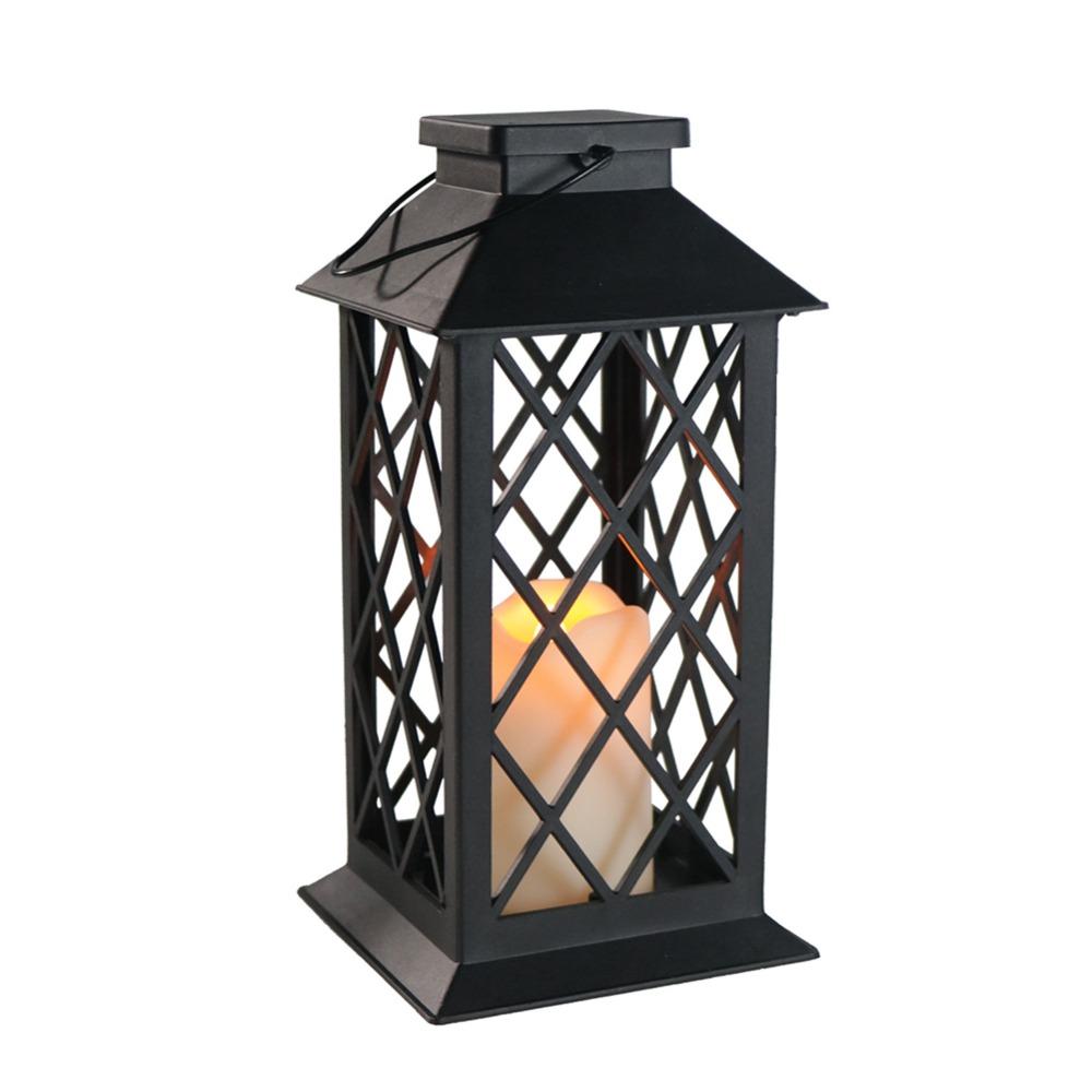 Waterproof Hanging Lantern Flickering Flameless Outdoor Garden Light Backyard Porch Terrace Lawn