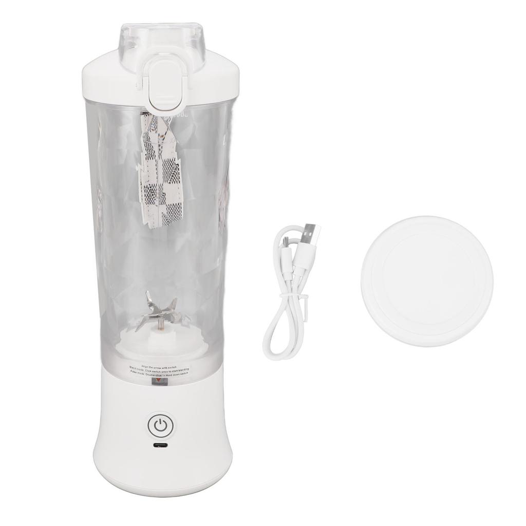 Přenosný mixér 600ml 2 režimy 150W 18000 ot./min. Dobíjecí USB 4000mAh baterie Voděodolné víko Mini