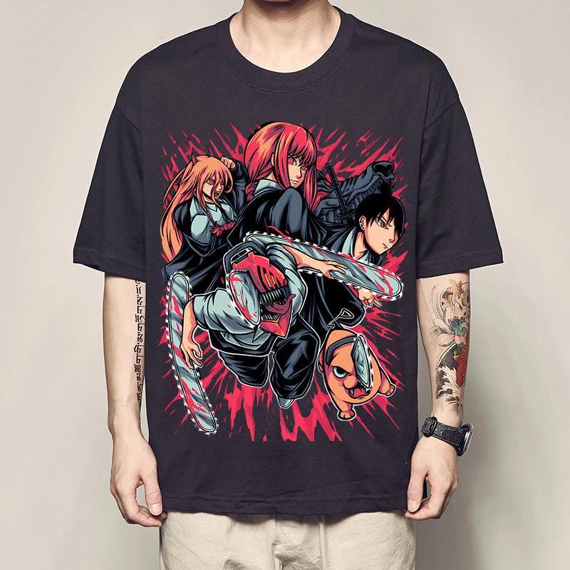 Chainsaw Man Cosplay Anime Manga T-Shirt Tee Undershirt Polyester XL