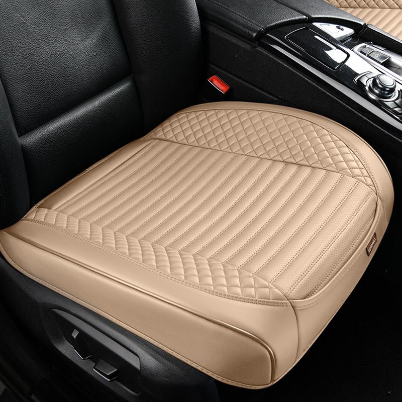 SEAMETAL Front Car Seat Cover PU Leather Seat Cushion Automobiles Seat Protector for Four Seasons