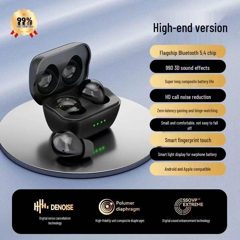 2025 Mini In-Ear Wireless Noise Cancelling Bluetooth Sports Headphones