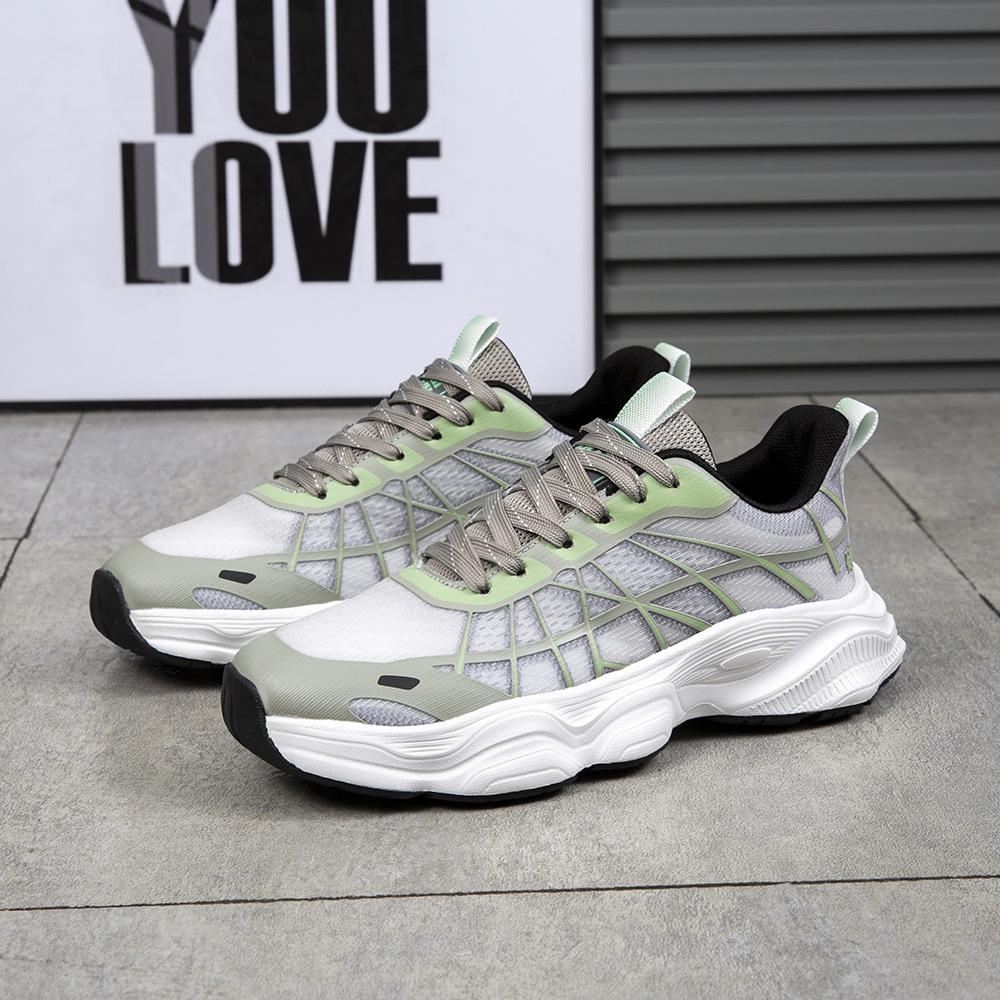 Men's Low-Top Breathable Mesh Running Shoes - Autumn Fashion Casual Dad Sneakers