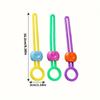 Goxawee Multicolour Bandage Sealing Clip Creative Practical Binding Rope Strapping for Snack Bags Kitchen Storage Food