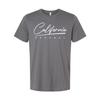California Apparel T-Shirt Unisex Kurzarm Lässig Alltagsbekleidung Herren Damen