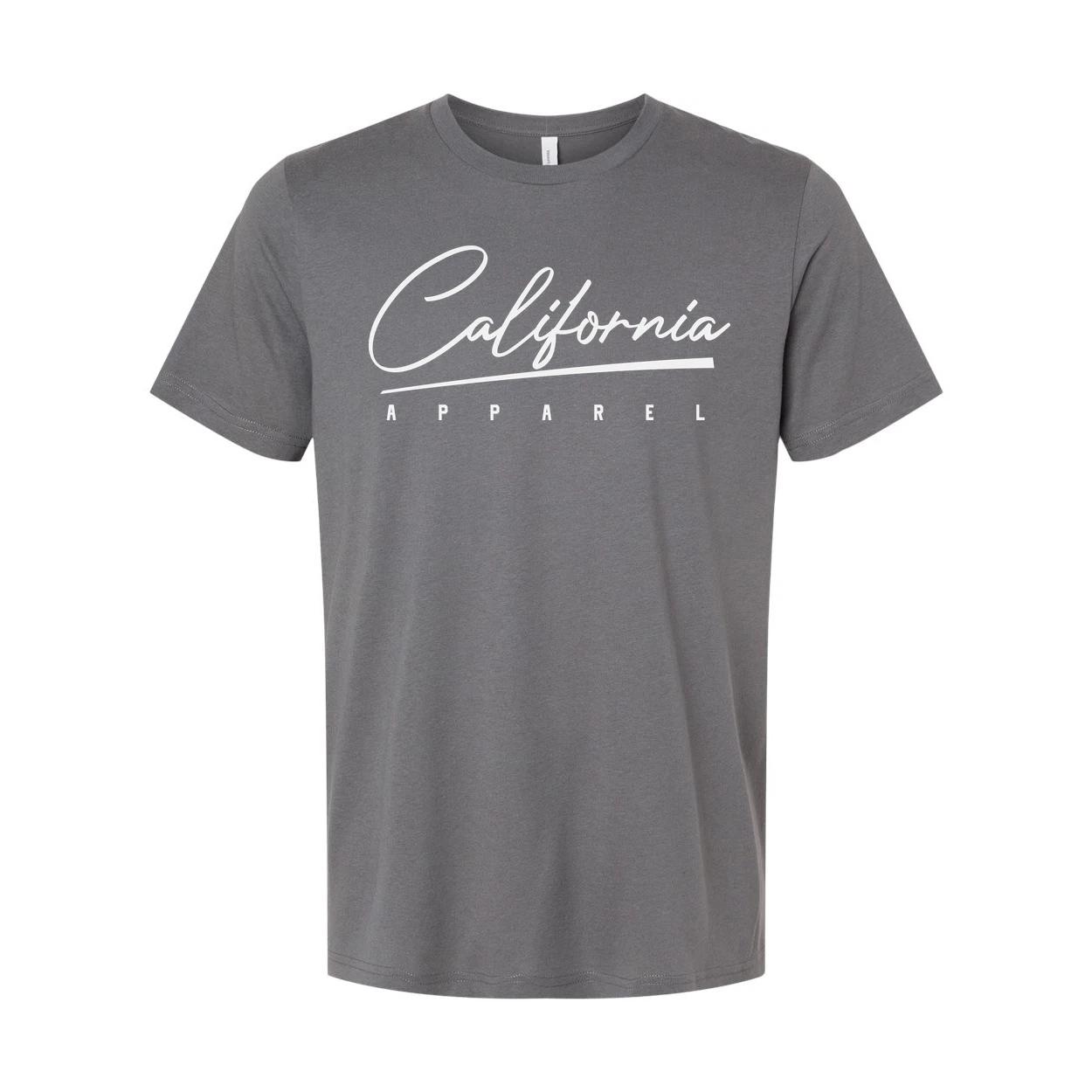 

California Apparel T Shirt Unisex Short Sleeve Casual Everyday Wear Men Women XL