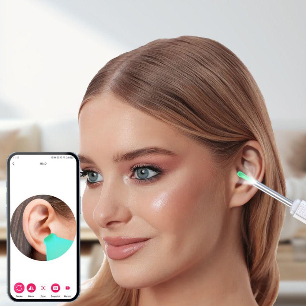 Wireless WiFi Ear Cleaner Full Set HD Camera Wireless Otoscope Ear Wax Removal Tools Home Us