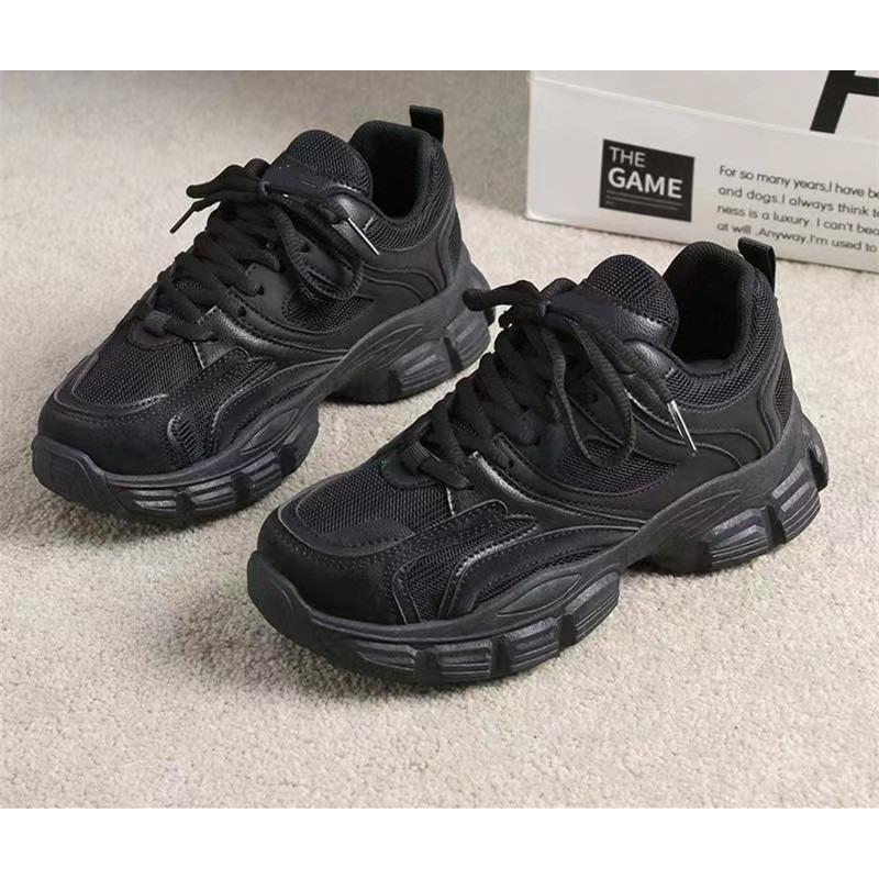 New college style muffin platform running sneakers retro student casual shoes