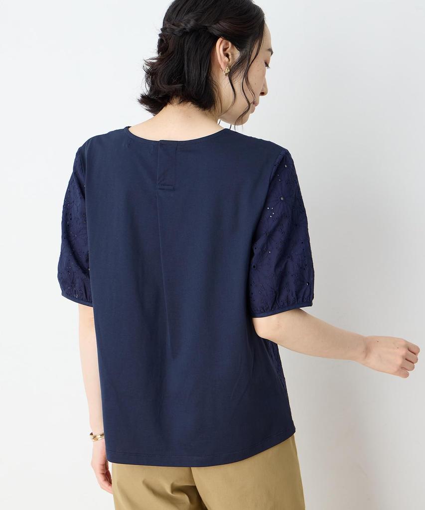 DECOY Embroidered 491214 Women's Pullover, Navy,