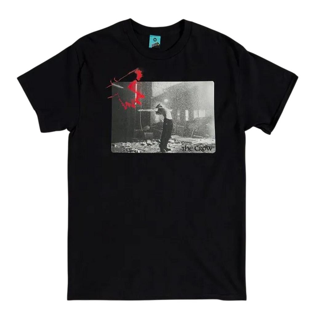 The Crow Unisex Adult It Can´t Rain All The Time Back Print T-Shirt