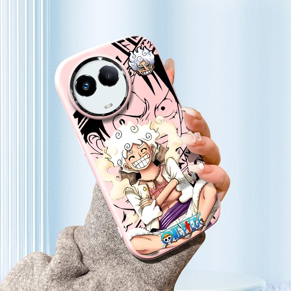 Jednokolorowy obiektyw ze srebrną krawędzią tłusta obudowa miękka TPU płynny silikonowy pokrowiec odporny na wstrząsy futerał na telefon do OPPO Reno Realme OnePlus