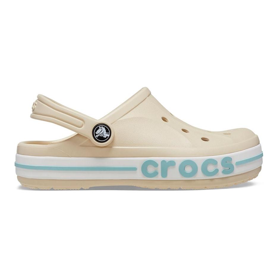 Crocs Bayaband Breathable Lightweight Fashionable Versatile Non-Slip Sandals Kids Sandals Off-White 207019-11S