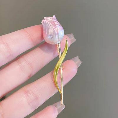 Spilla Tulipano Matrimoniale Spille Fiore Rosa Per Donne e Uomini Spilla Festa Abito Spille Fiore Risvolto Gioielli Matrimonio