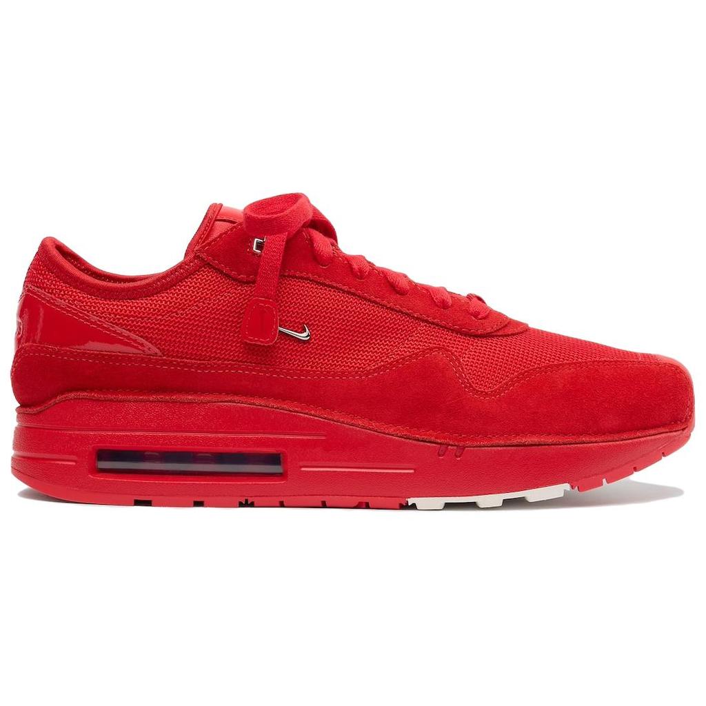 Jacquemus x Nike  Air Max 1 86 Big Bubble - Mystic Red Women Sneakers Metallic-Silver HM6690-600