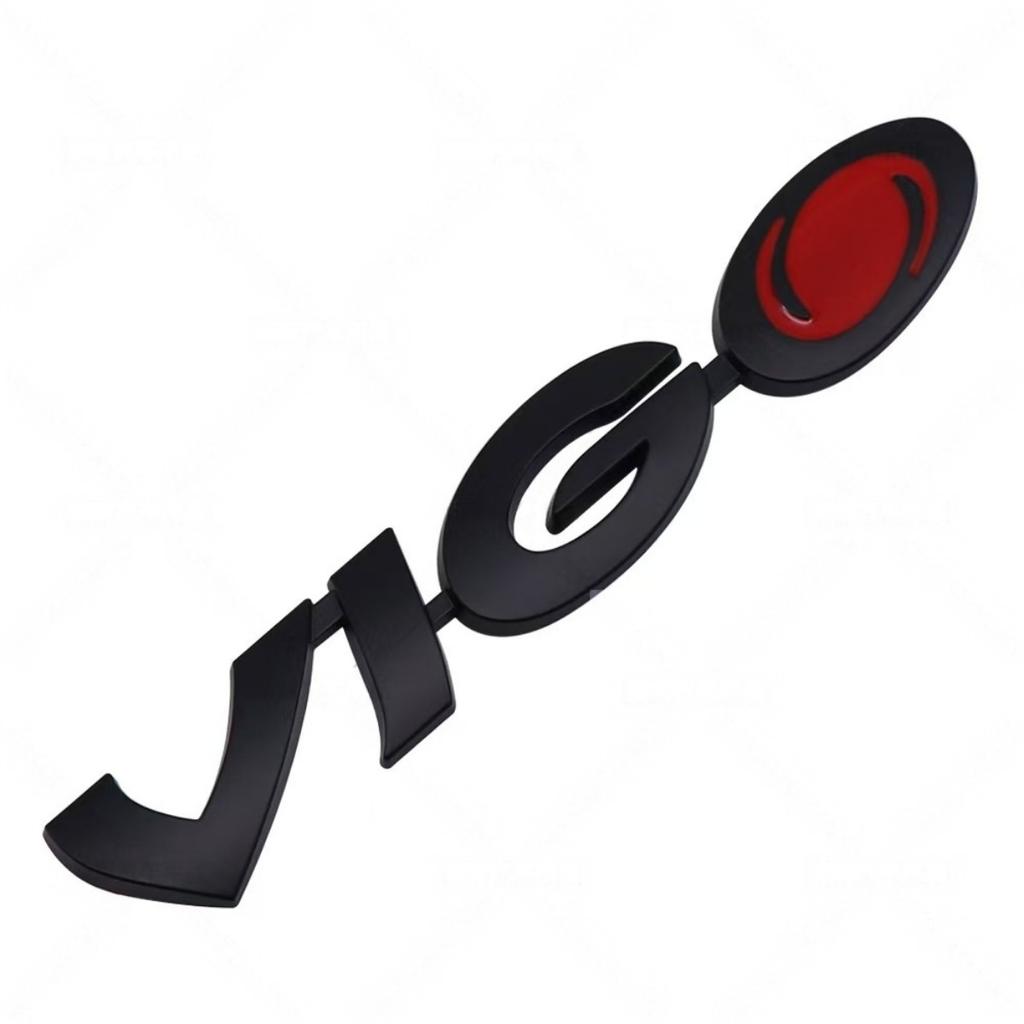 3D Metal HULUX VIGO SR5 V6 Badge Sticker Rear Trunk Emblem Decal Car Exterior Styling Accessories