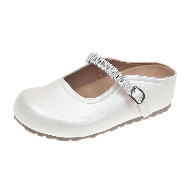 A New Style of Thick-soled Height-increasing Shoes with A Toe Cap and A Half-slipper A Single Cool Flip-top Shoe