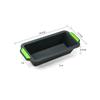 Rectangular Silicone Baking Cake Pan Cookie Sheet Molds Tray, Heat Resistant Nonstick Baking Tools for Muffin Loaf Bread Pizza