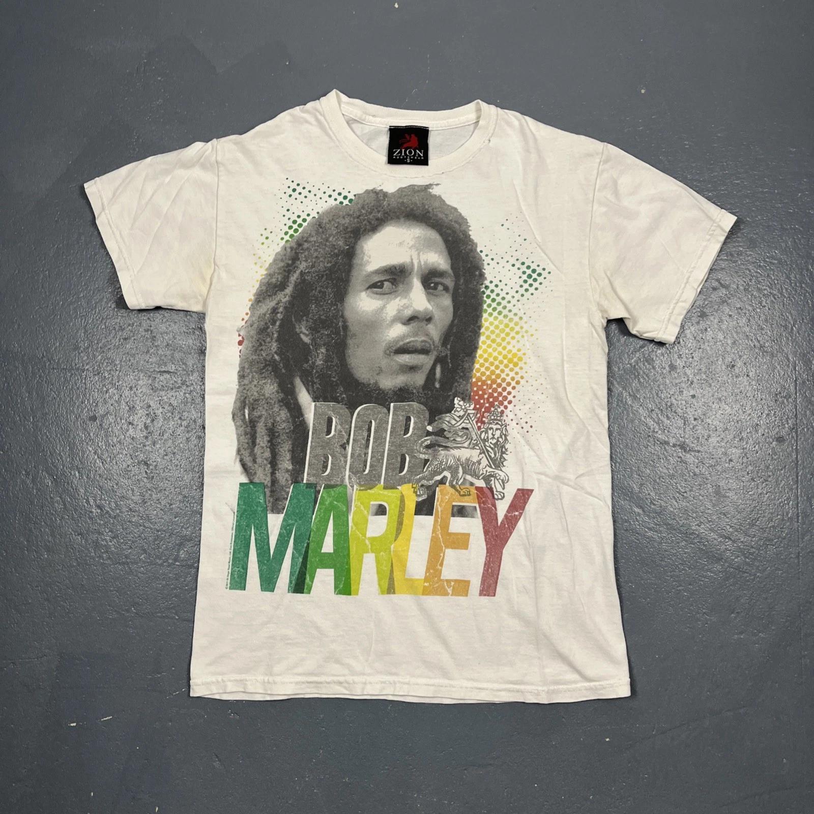 

Bob Marley Zion Footwear Tshit White Small Music 2011 Retro Unisex Casual 3XL