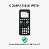 kwmobile Texas Instruments TI-84 Plus CE Compatible Calculator Case - Storage and Carrying Case for Graphing Calculators, Nylon EVA - Black