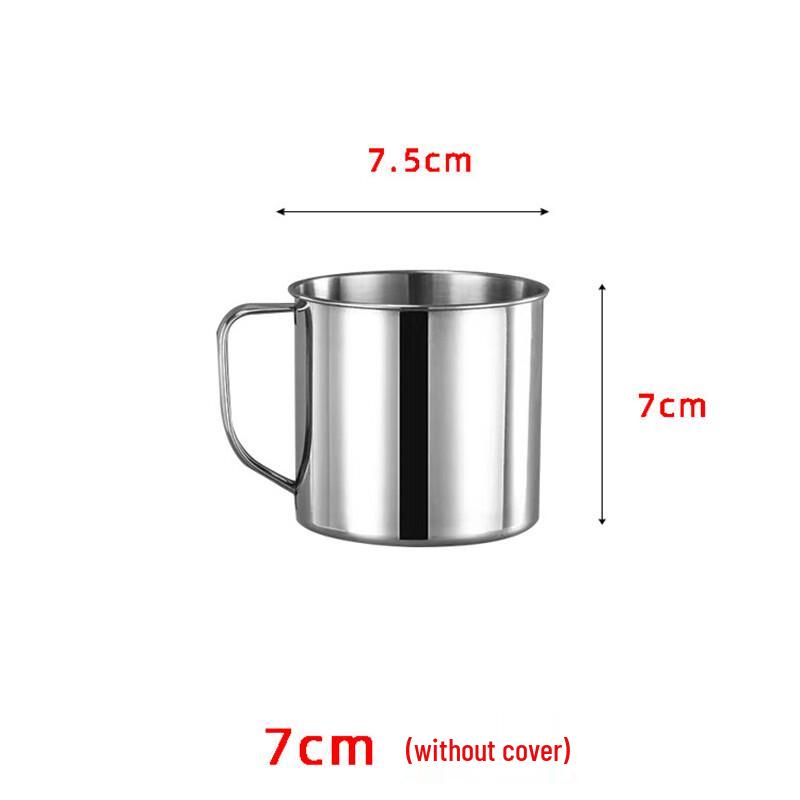 304 Stainless Steel Insulated Mug with Lid and Handle