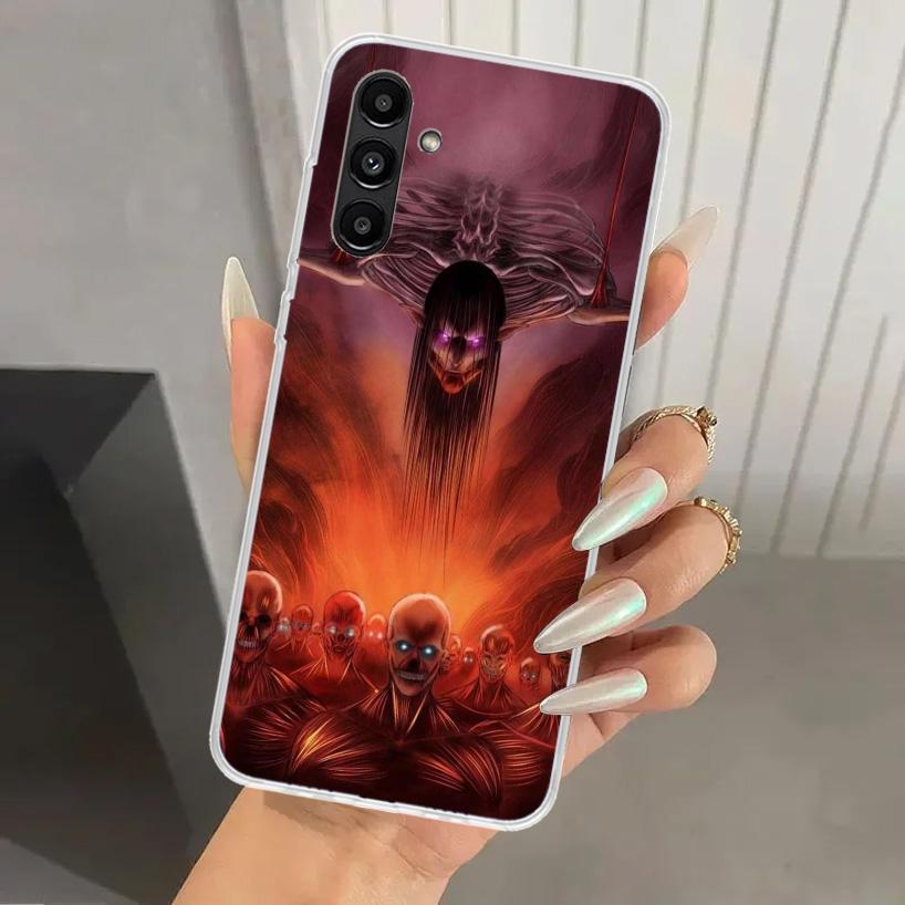 Attack Anime Phone Case for Samsung Galaxy A16 A26 A36 A56 A15 A25 A35 A55 A14 A24 A34 A54 A13 A23 A33 A53 A05S A04S A03S A15 A2