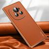 Suitable for Honor Magic6pro Mobile Phone Case Electroplating Honor Full-inclusive Anti-fall M5 Lychee Pattern Business Men and Women Leather Case