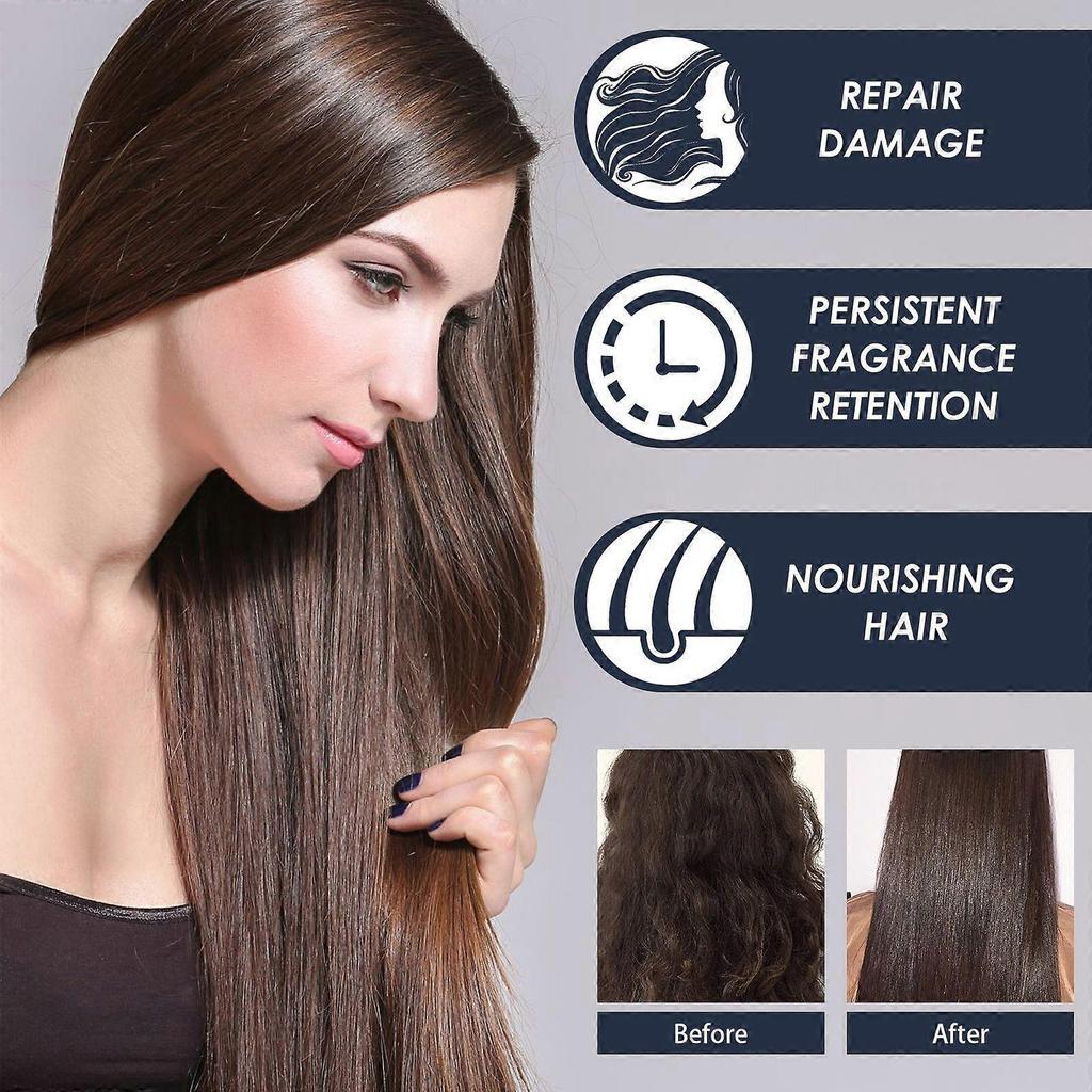 Haarglättung Keratin Ratin Reparaturcreme, Reparatur Seidige Haarpflege Feuchtigkeitsspendende Haarmaske Behandlungcreme