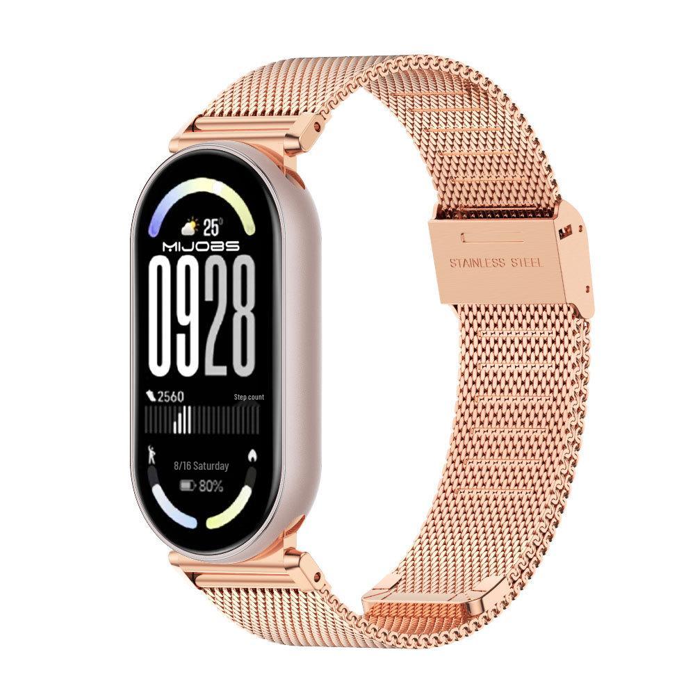 Xiaomi Mi Band 10 GT5 Milánský nerezový náramek pro Mi Band 8/9