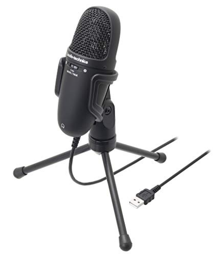 

Audio-Technica USB Condenser Microphone AT9934USB for Remote Work/Live Broadcasting/Recording/Video Streaming/Podcasts