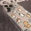 Pixel Style Cat and Paw Print Phone Case for iPhone 17 16 15 14 13 12 11 16E Series Pro Max Plus Double Layer Protection